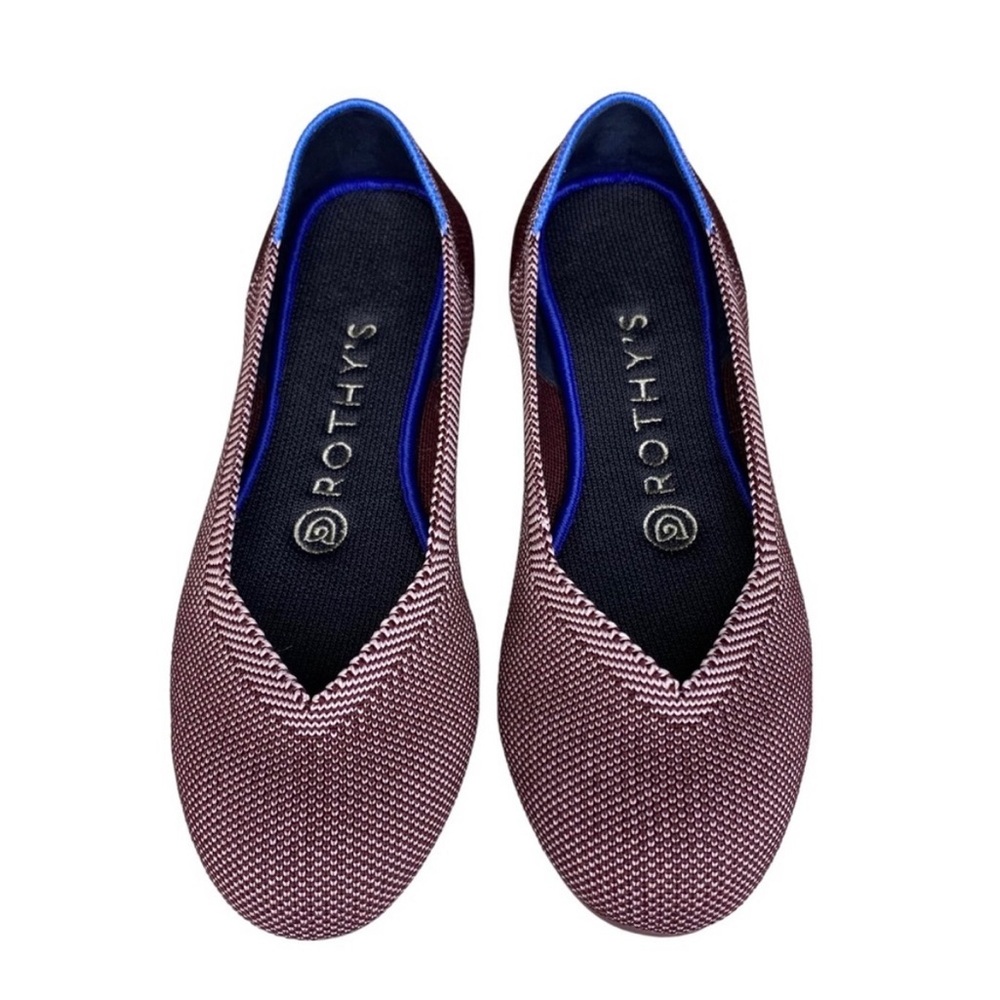 Rothy’s Retired Plum Birdseye Flats Size 6